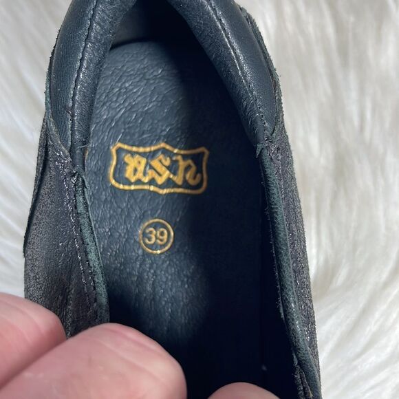 Ash Jungle Pewter Leather Platform Slip On Sneakers Sz 39/8 - Picture 5 of 7